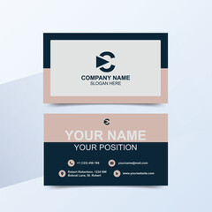 Business card design template, Clean professional business card template, visiting card, business card template.