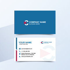 Business card design template, Clean professional business card template, visiting card, business card template.