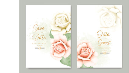  beautiful floral wedding card template
