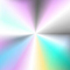 Vector abstract holographic background 80s - 90s, trendy colorful texture in pastel neon color design. Irridescent book covers, book, printing, gift card, fashion.