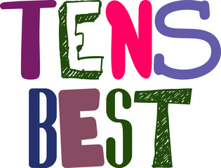 Tens Best Typography Illustration for Bookmark , Banner, Brochure, Icon