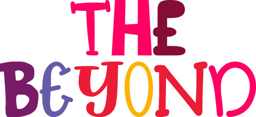 The Beyond Calligraphy Illustration for Motion Graphics, Brochure, Bookmark , Flyer