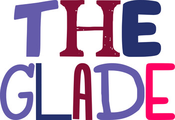 The Glade Calligraphy Illustration for Presentation , Brochure, Icon, Book Cover