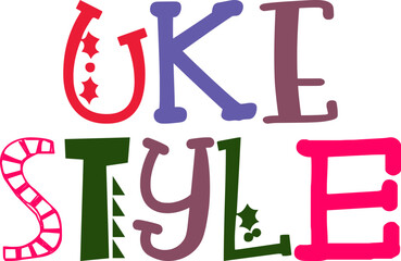 Uke Style Hand Lettering Illustration for Banner, Packaging, Motion Graphics, Social Media Post