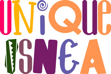 Unique Isnea Typography Illustration for Bookmark , Gift Card, Mug Design, Decal