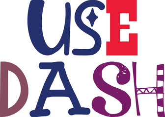 Use Dash Calligraphy Illustration for Bookmark , Brochure, Flyer, Label