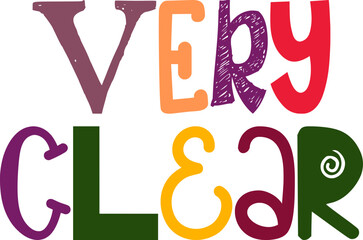 Very Clear Hand Lettering Illustration for T-Shirt Design, Magazine, Banner, Icon
