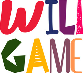 Will Game Hand Lettering Illustration for Poster, Infographic, Packaging, Mug Design