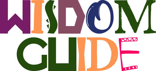 Wisdom Guide Calligraphy Illustration for Motion Graphics, Poster, Banner, Packaging