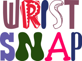 Wrist Snap Calligraphy Illustration for Icon, Presentation , Newsletter, Motion Graphics