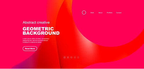 Liquid colors with flowing round shapes abstract background. Vector illustration for wallpaper, banner, background, leaflet, catalog, cover, flyer