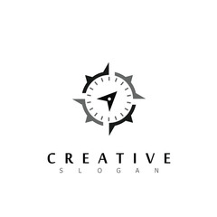 compass arrow brands modern vector logo design symbol - obrazy, fototapety, plakaty