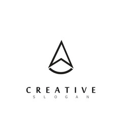 compass arrow brands modern vector logo design symbol