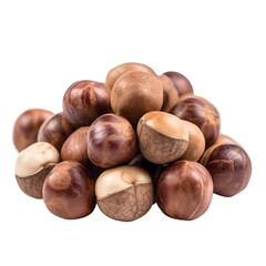 chestnuts on on transparent background