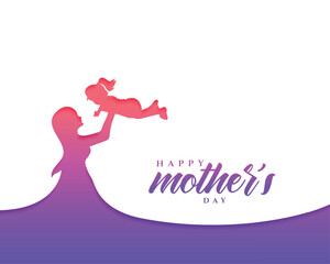 beautiful mother's day special background in papercut style for best mumma