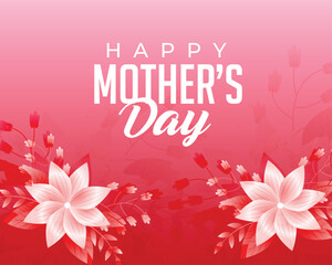 celebrate mom's special day with decorative greeting card