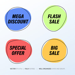 Set of infographics elements in modern flat business style
