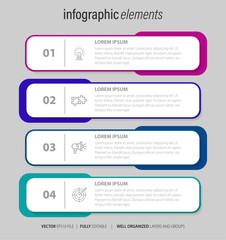 Vector infographic template
