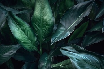 Fototapeta na wymiar Realistic Nature Leaf and Plant made with Generative AI