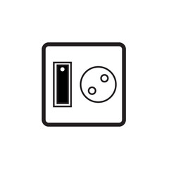 ELECTRIC SOCKET icon design template vector