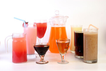 juice glass background