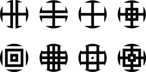 Obraz premium circle line logo