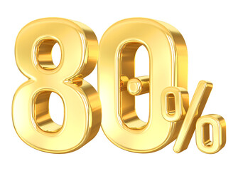 80 Percent Gold Sale Off Discount 