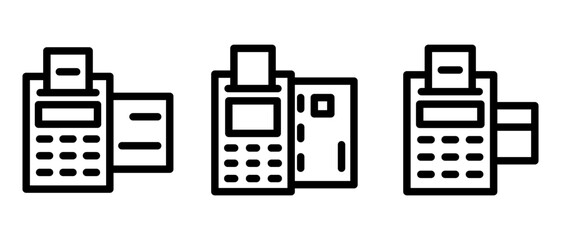 atm machine icon or logo isolated sign symbol vector illustration - high quality black style vector icons