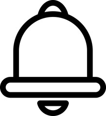 bell icon or logo isolated sign symbol vector illustration - high quality black style vector icons