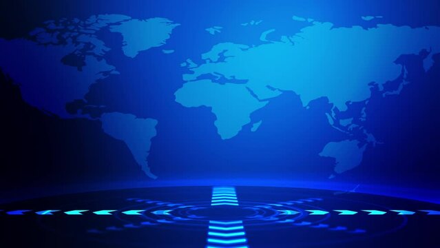 Abstract background basic simple geometry with random moving for video overlay. Modern and elegant technology background with copy space