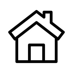 home icon or logo isolated sign symbol vector illustration - high quality black style vector icons