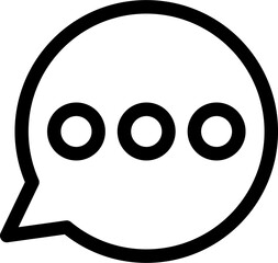 Fototapeta premium message icon or logo isolated sign symbol vector illustration - high quality black style vector icons