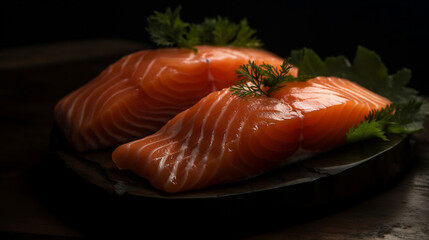 Fresh salmon to qualify as sashimi grade