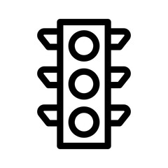 stop light icon or logo isolated sign symbol vector illustration - high quality black style vector icons
