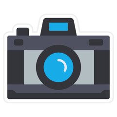 Camera Sticker Icon