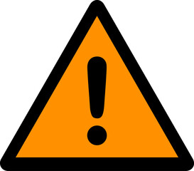 traffic signs warning signs on transparent background