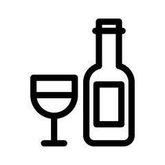 wine icon or logo isolated sign symbol vector illustration - high quality black style vector icons
