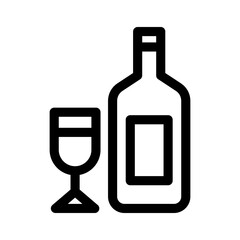 wine icon or logo isolated sign symbol vector illustration - high quality black style vector icons
