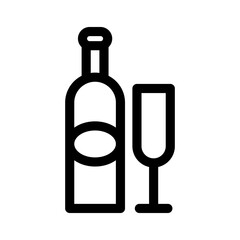 wine icon or logo isolated sign symbol vector illustration - high quality black style vector icons
