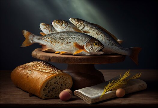Five Loaves Two Fish Images – Browse 217 Stock Photos, Vectors, and ...