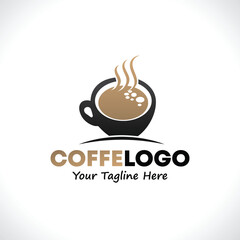 Coffee Logo Design Coffee Mug Logo Design Fully Editable EPS