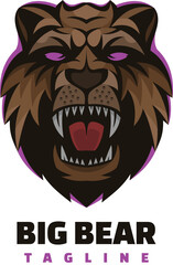 bear head mascot