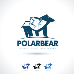 Bear Logo Design Polar Bear Logo Design Template Fully Editable EPS