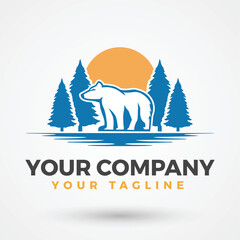 Bear Logo Design Polar Bear Logo Design Template Fully Editable EPS