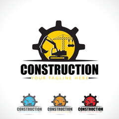 Construction Logo Design Renovation Logo Design Template Fully Editable EPS