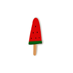 Watermelon ice cream 
