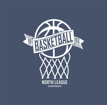  BASKETBALL sport graphic for young design t shirt print.