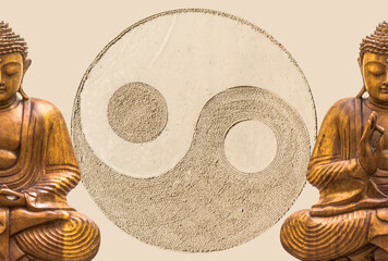 Bouddhas yin yang 