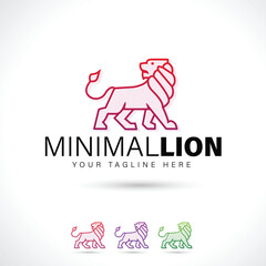 Lion Logo Design Lion Face Logo Design Fully Editable EPS