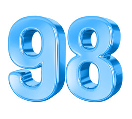 95 Blue Number 